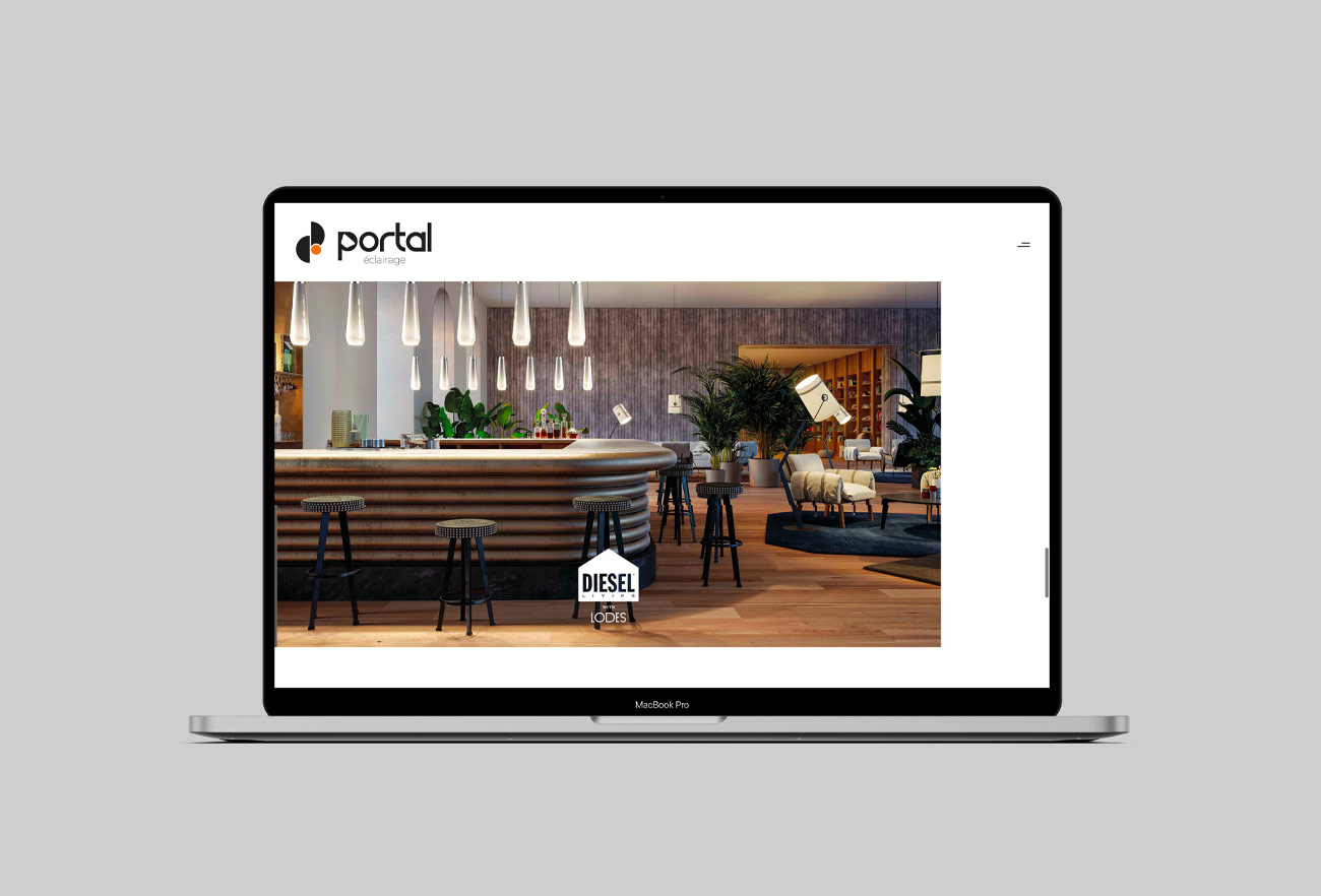 Portal eclairage - Site internet