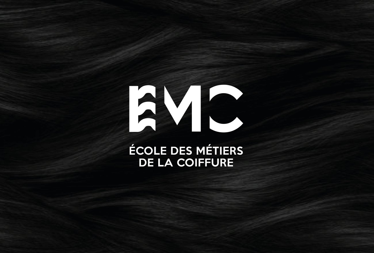 EMC Coiffure logos et déclinaisons