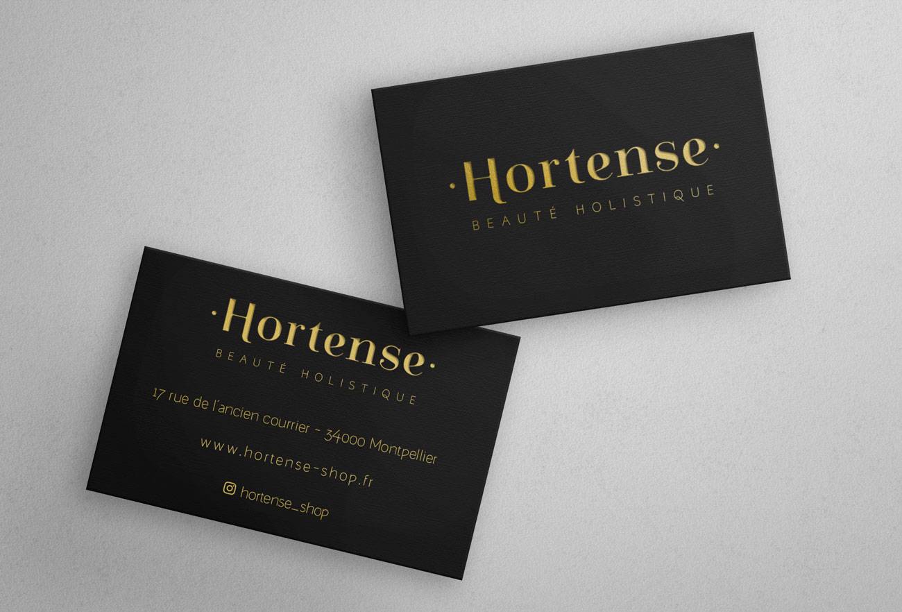 Hortense carte de visite